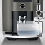 Melksysteem en waterfilter van de S8 Dark Inox