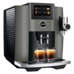 S8 Dark Inox volautomaat met espresso