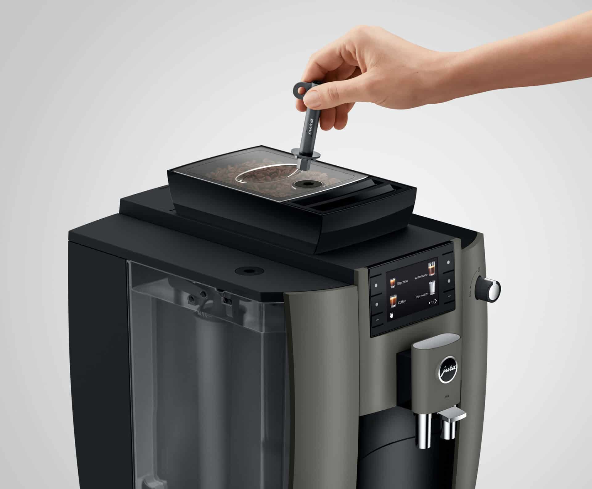 Innovatieve koffiebonenmaler en espressomachine voor de beste koffiebeleving, ontworpen door De Heeren van 17.
