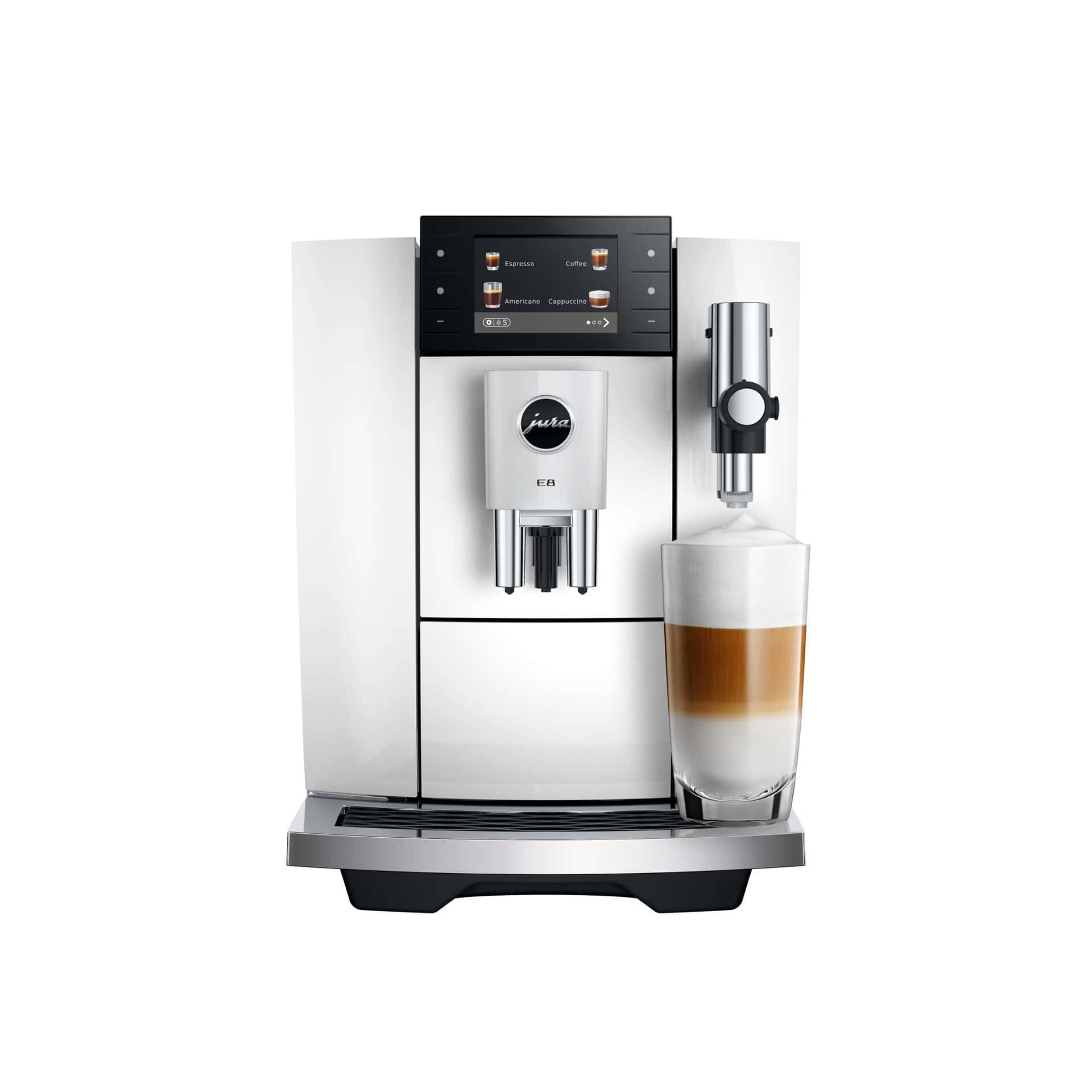 E8 Piano White met melkspecialiteit