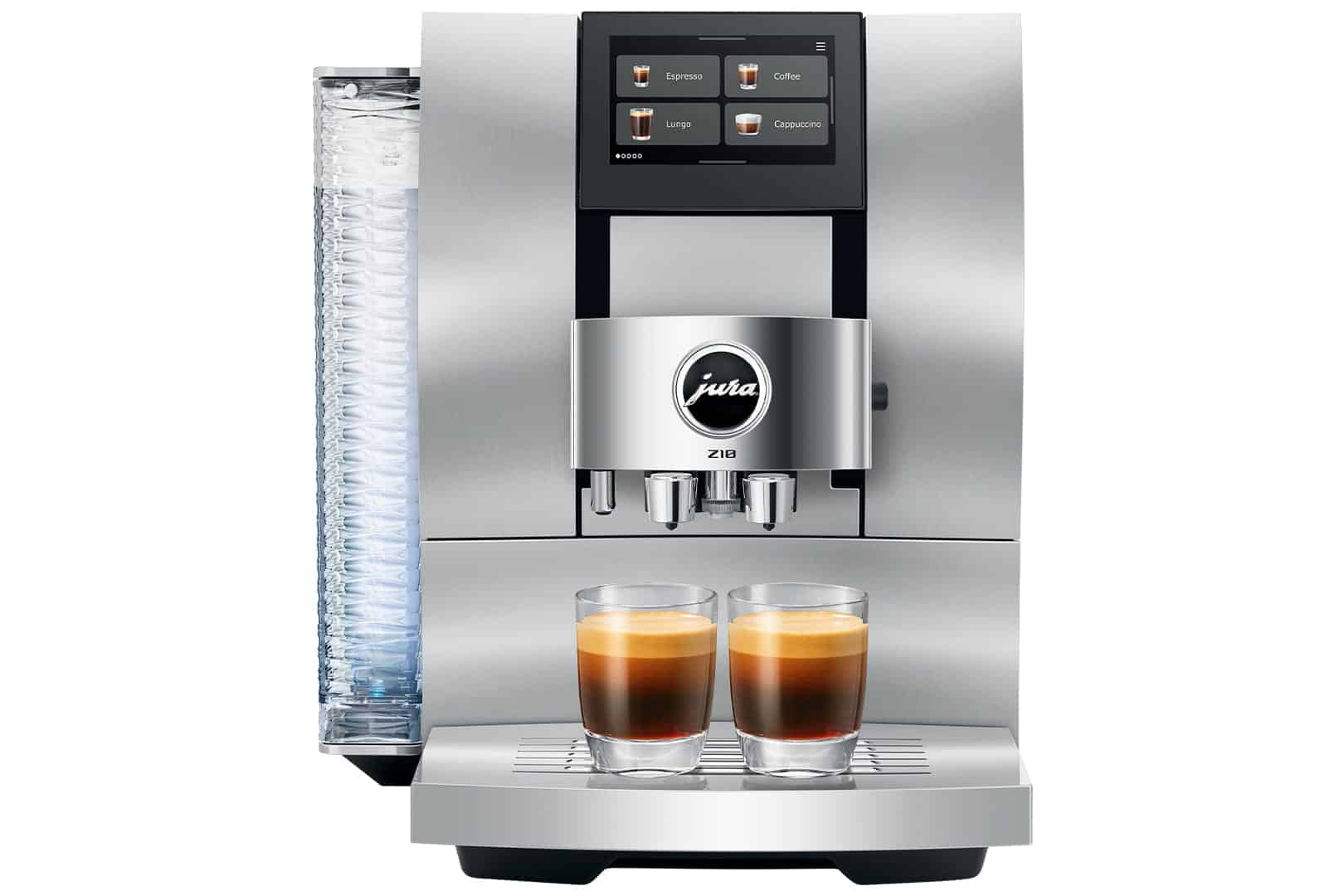 Z10 Aluminium White met verse koffie