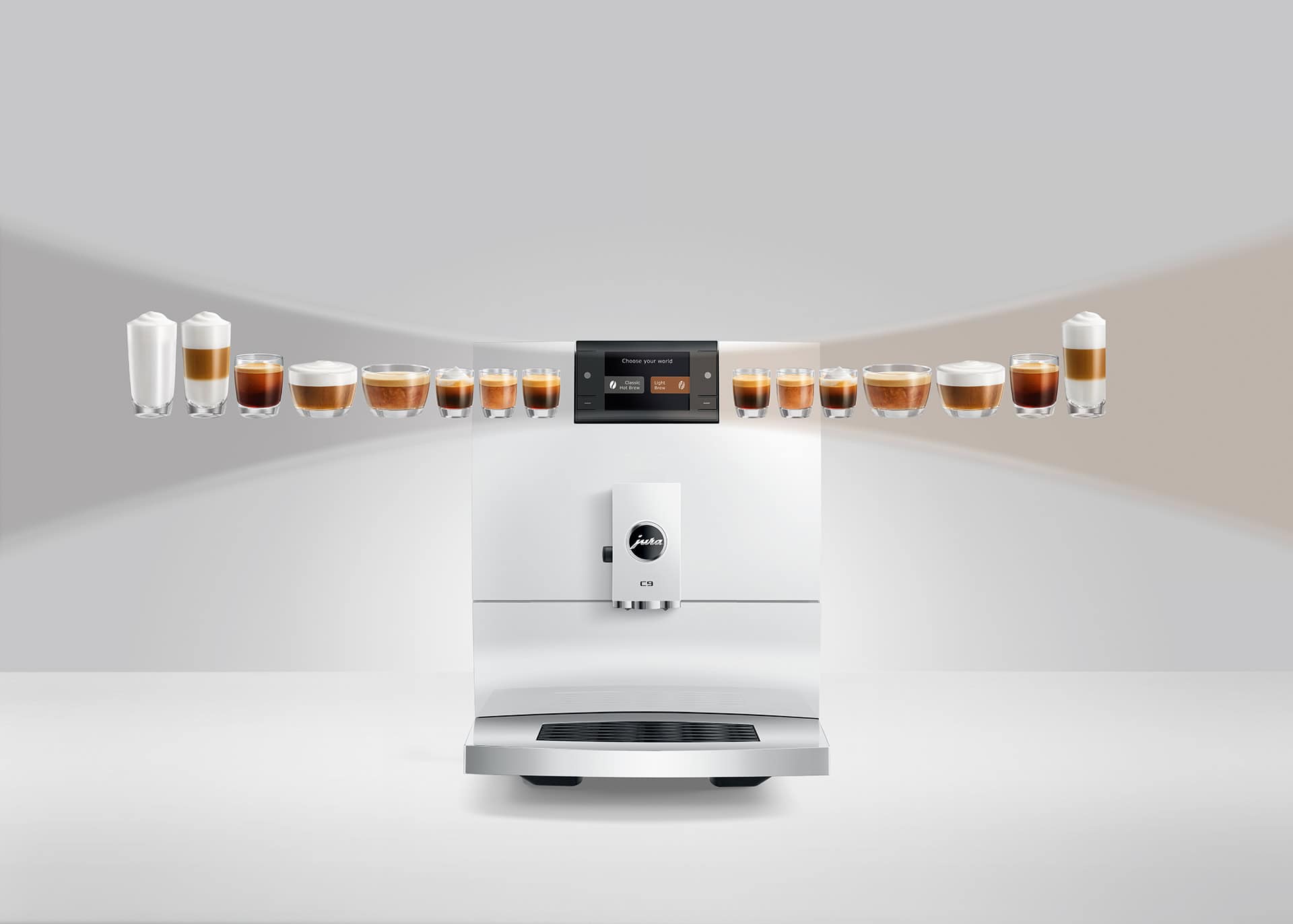 C9 Piano White met Hot Brew en Light Brew