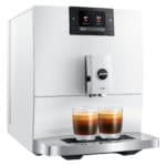 C9 Piano White zet twee kopjes espresso tegelijk