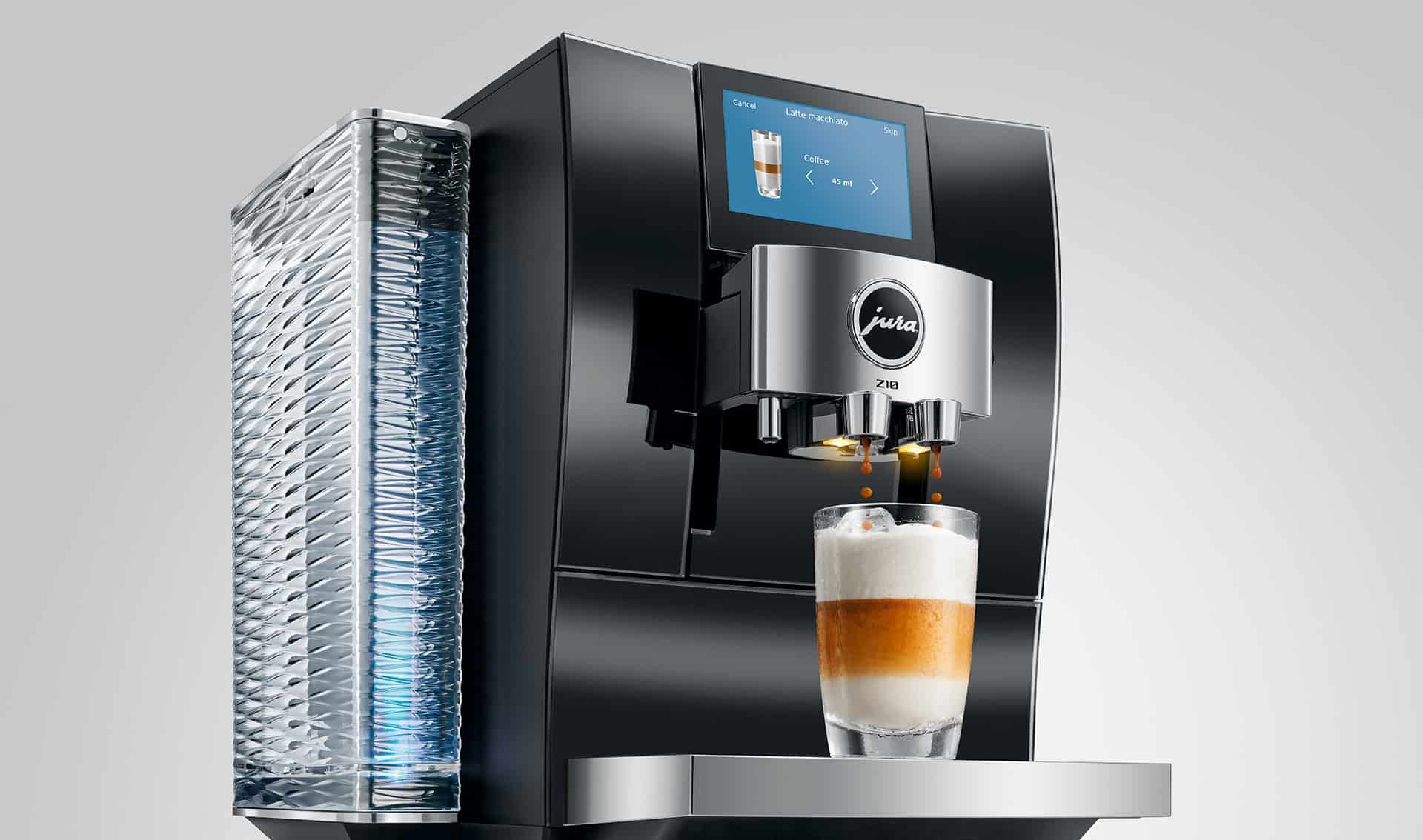 Z10 Diamond Black zet een Cold Brew latte macchiato