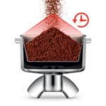 Geïntegreerde molen doseert versgemalen koffie, Sage Barista Express Impress