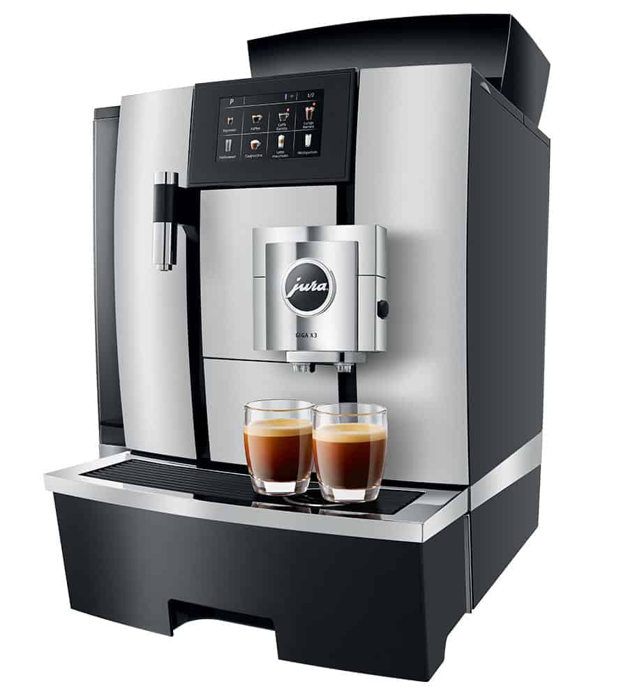 GIGA X3 Aluminium compacte professionele JURA-koffiemachine met melksysteem