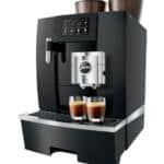 GIGA X8c Aluminium Black professionele koffiemachine met vaste wateraansluiting van JURA