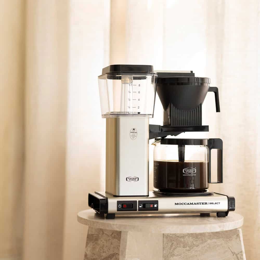 Moccamaster KBG Select Brushed in de keuken