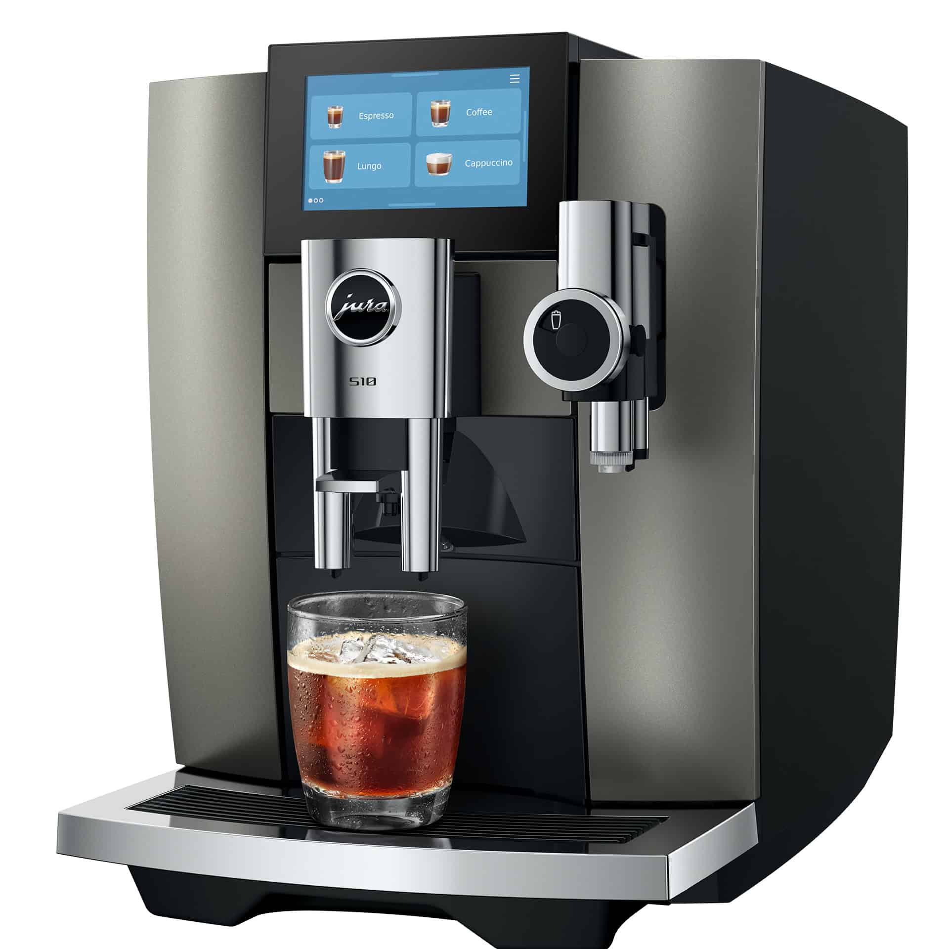 S10 Dark Inox volautomatische koffiemachine, De Heeren van 17