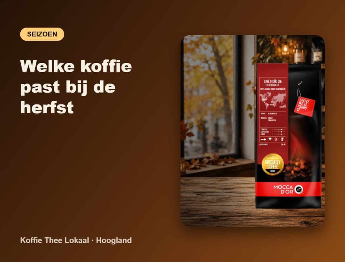 Welke koffie past bij de herfst