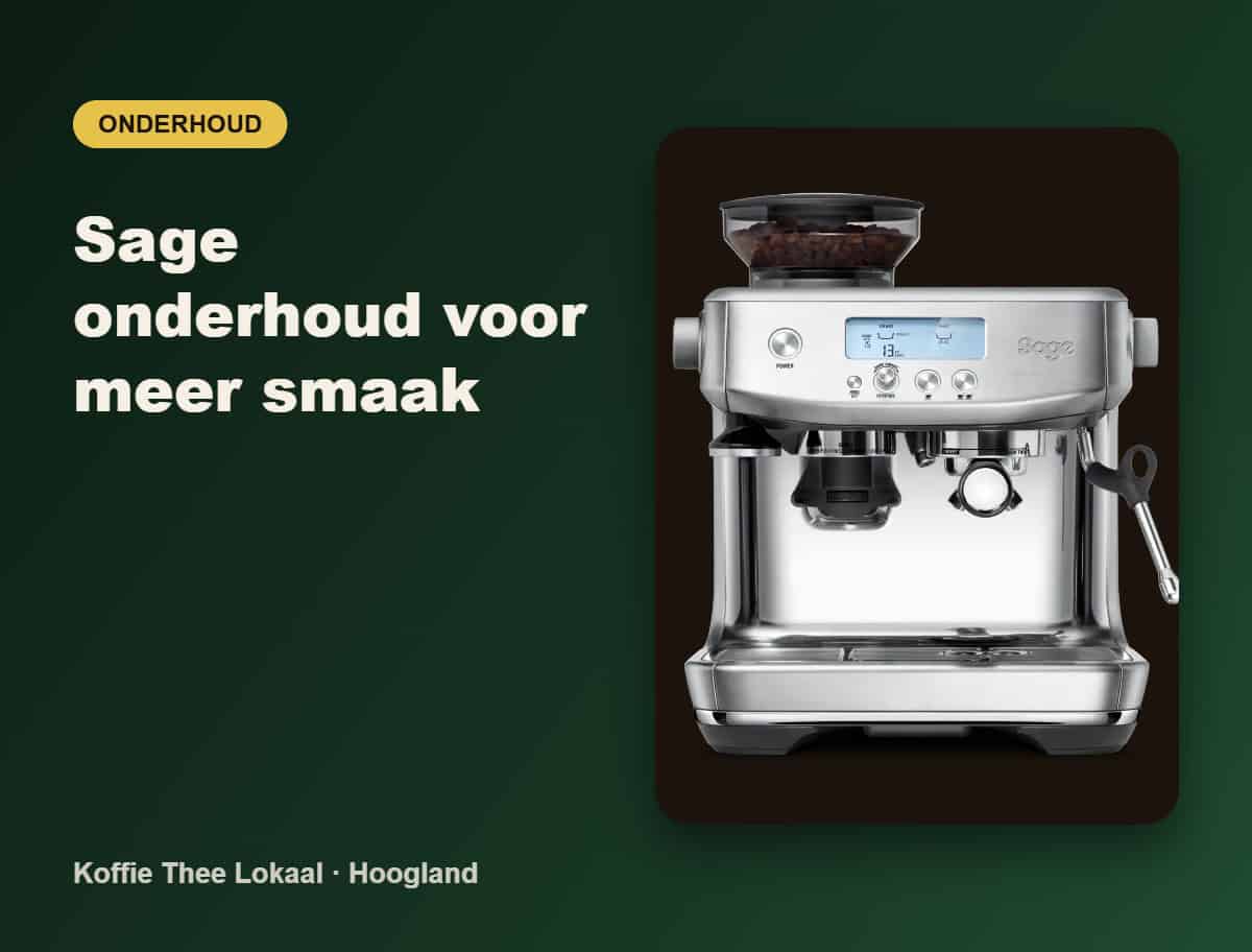 Sage onderhoud voor meer smaak